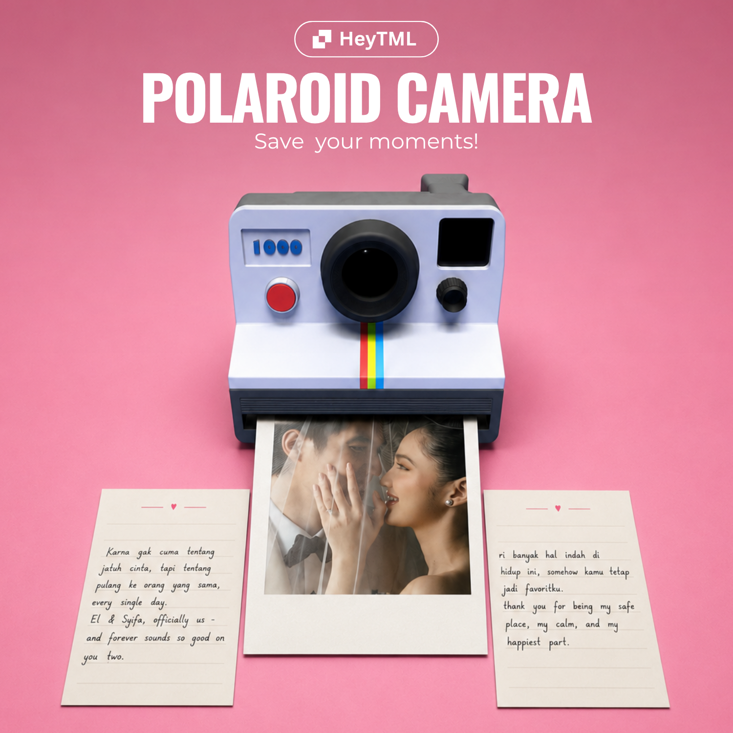 Polaroid Camera - Custom Birthday Anniversary Gift